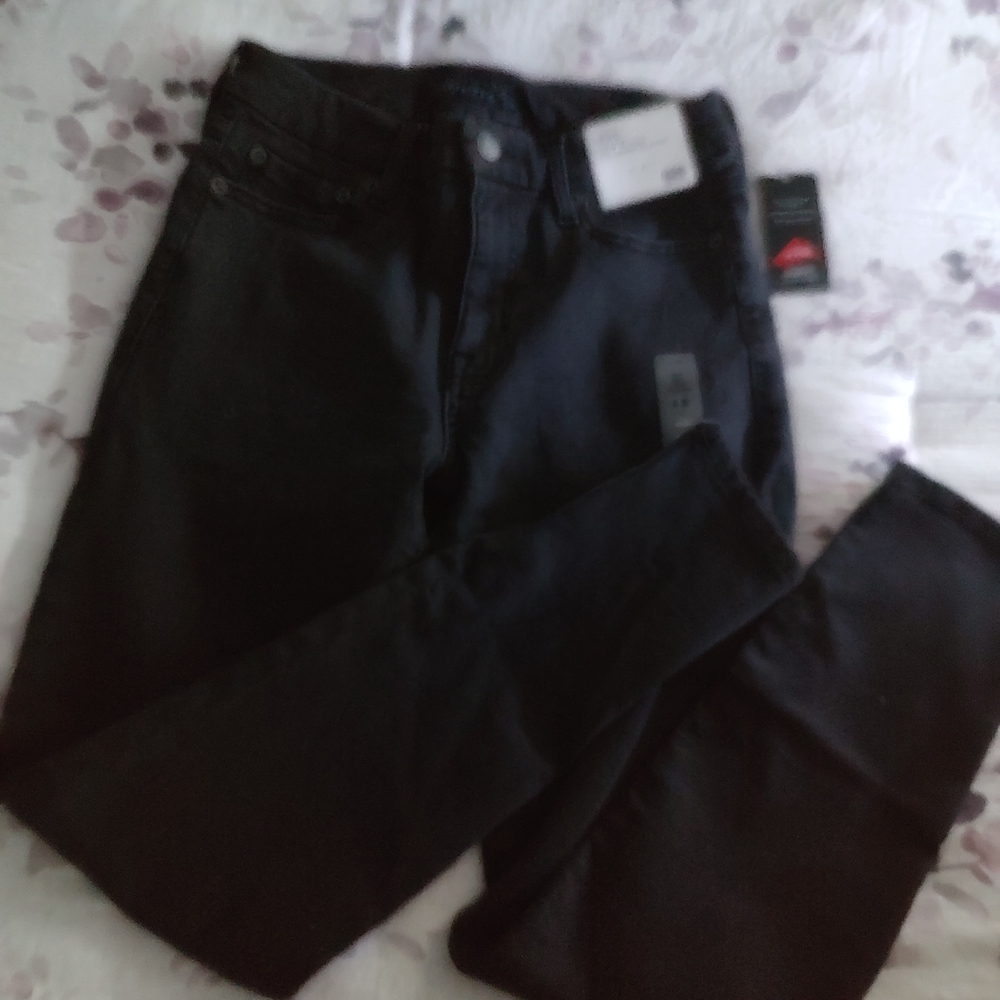 Women's Black Jeans Aeropostale Denim High Rise Curvy Jeans Size 8 New
